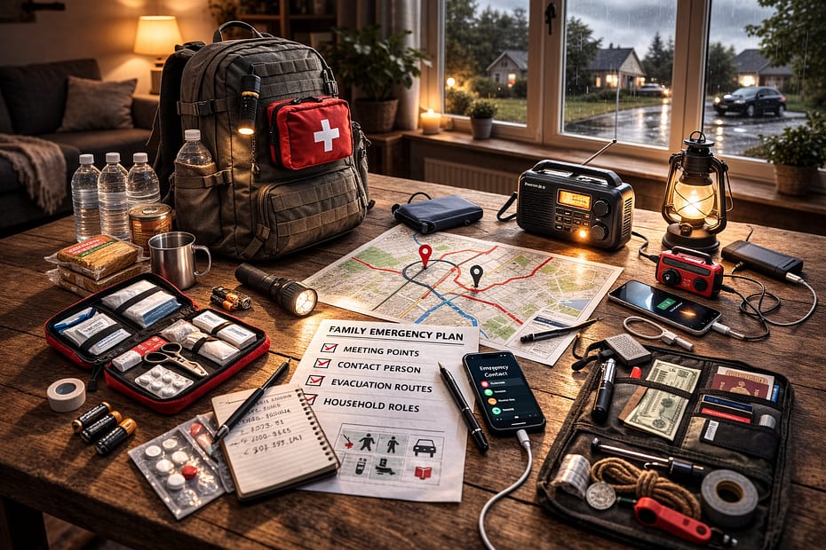 Family emergency planning